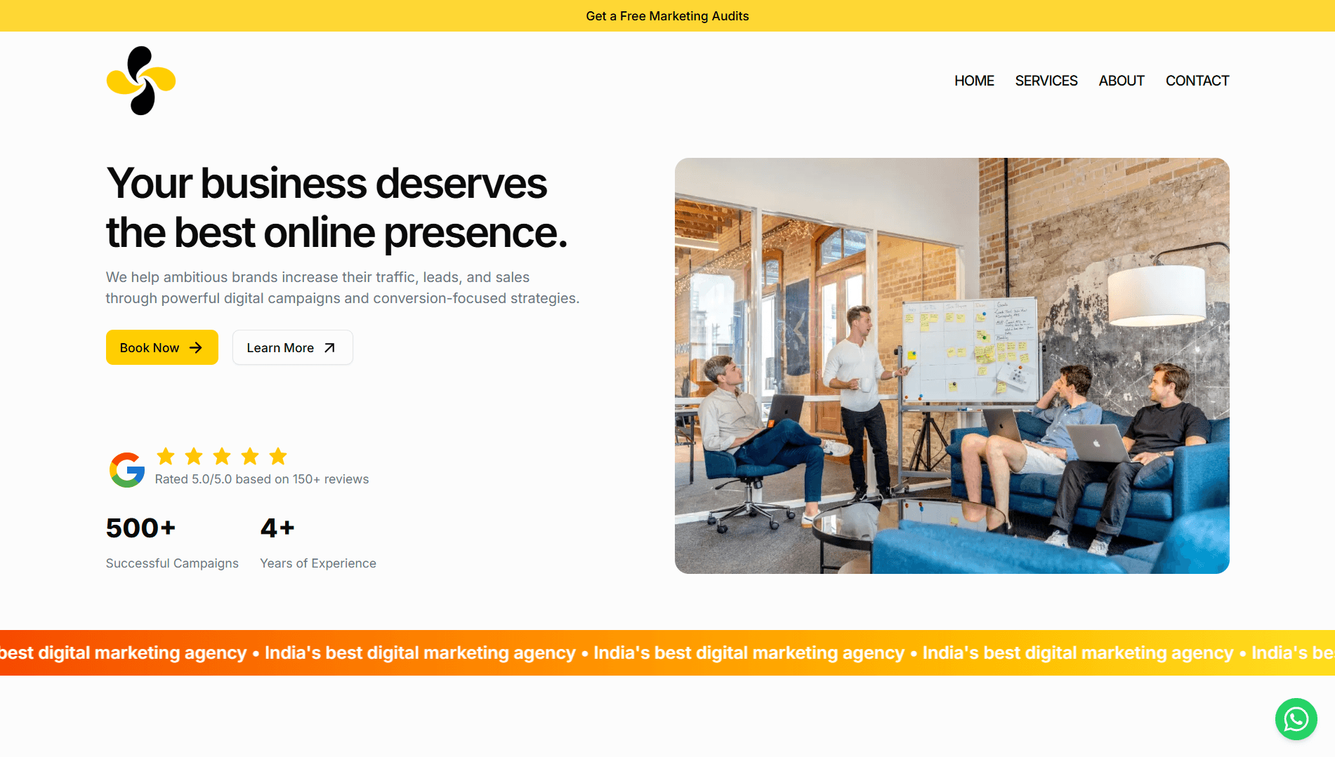 Basic Business Website Screenshot